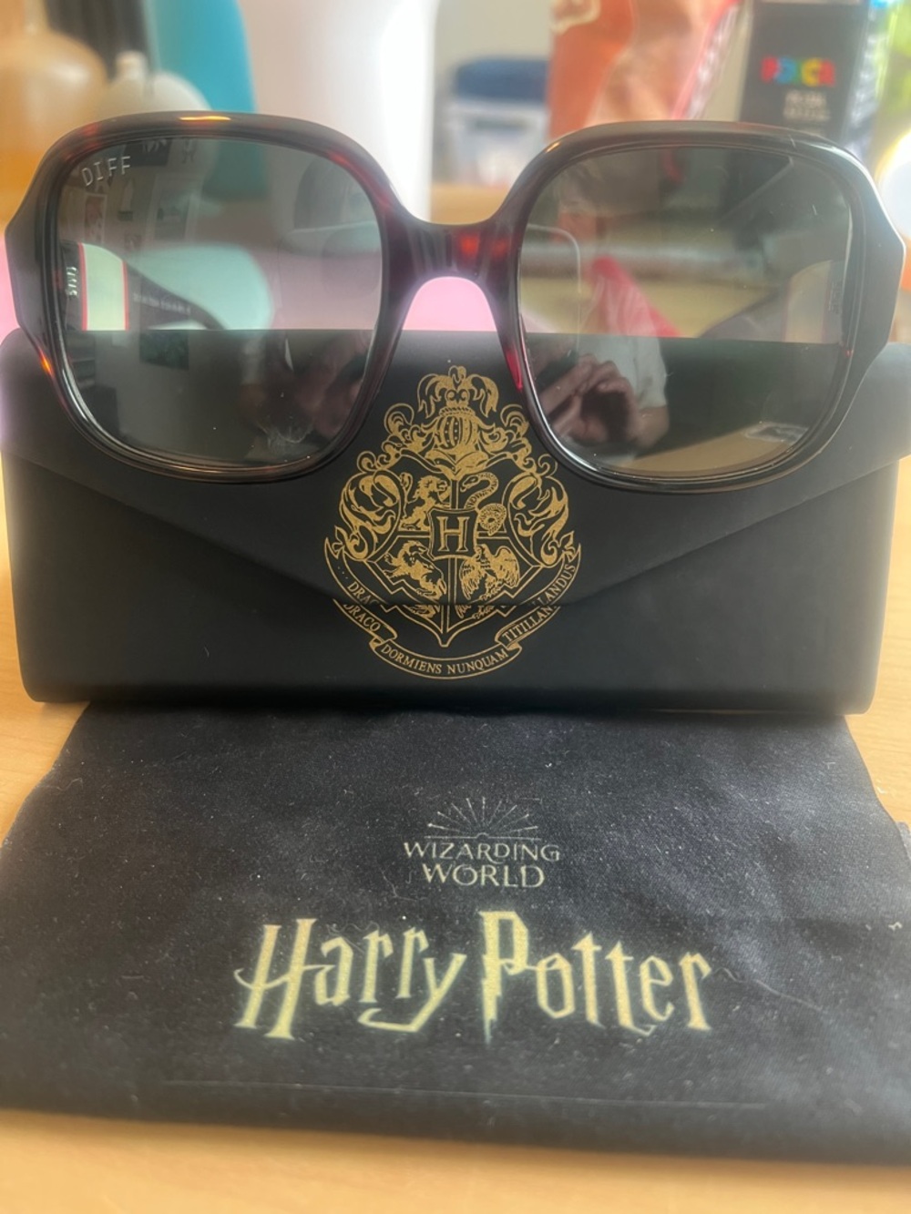 Diff Harry Potter Eyewear Tortoiseshell Sunglasses  - Ron Weasley